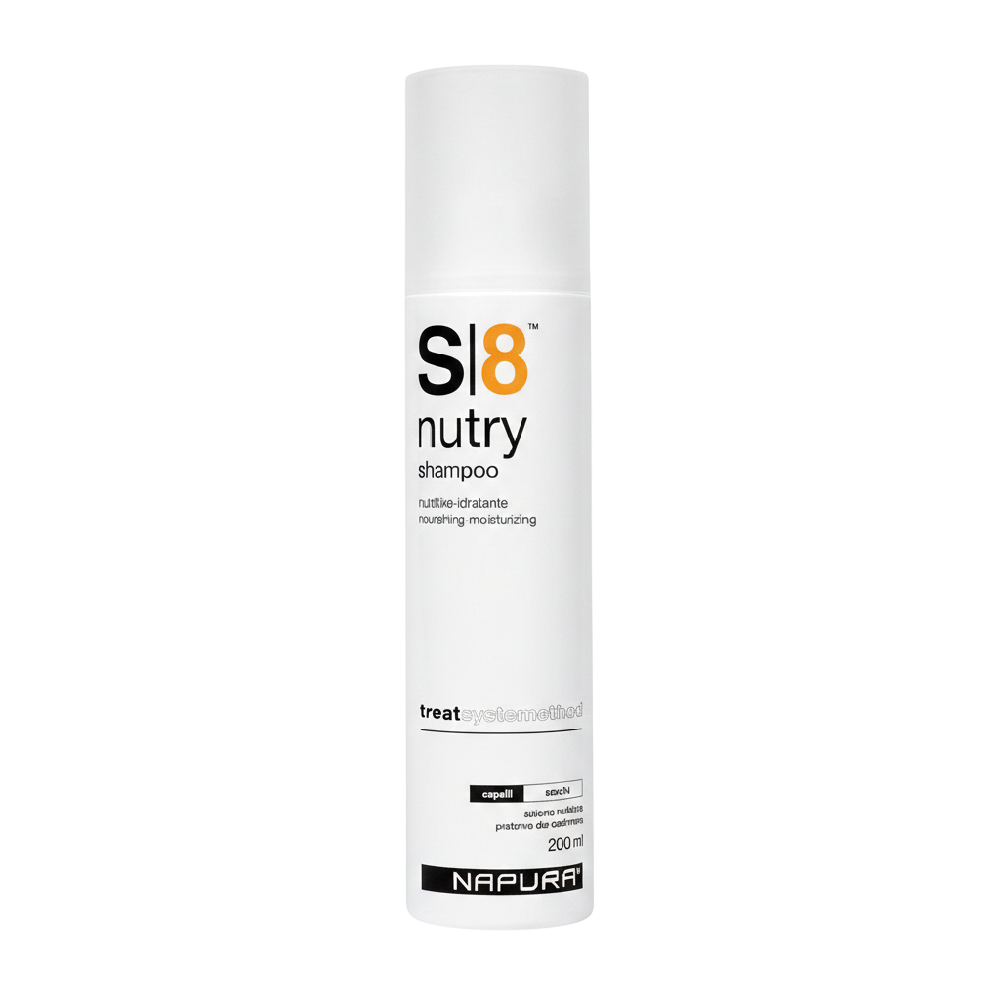 NAPURA S8 Nutry Shampoo 200ml - Живильний шампунь для сухого волосся NAPURA S8 Nutry Shampoo 200ml - Живильний шампунь для сухого волосся